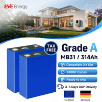 Batterie EVE EU STOCK PRICE MB31 314ah 3.2V Lifepo4, 8000 cycles, batterie Lifepo4 314ah solaire pour système de stockage d'énergie domestique