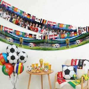 Guirnalda de Banderas de Estados Unidos, Canadá y México con Borlas para Decoración de Ambiente en Bares y Restaurantes, Decoración de Fútbol, Bandera Nacional, Jugador Estrella - Product Image 1