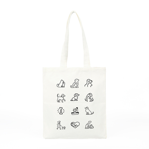 Sac fourre-tout en toile imprimé personnalisé <span class=keywords><strong>Le</strong></span> <span class=keywords><strong>Mans</strong></span> X NEOMO, thème Amoureux des animaux, sac de courses réutilisable en coton, grande pochette en tissu pour événements - Product Image 3