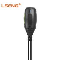 Oreillette à tube acoustique avec PTT intégré pour talkie-walkie, compatible avec les radios bidirectionnelles TK3170 TK3131, pour salle de contrôle et travaux sur site