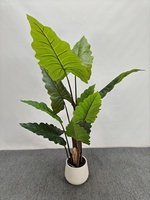 Plantes artificielles, arbres bonsaï, 120 cm, 150 cm, plantes artificielles en pot, plantes de taro, arbre bonsaï pour la décoration de la maison, de l'hôtel, du café, du restaurant