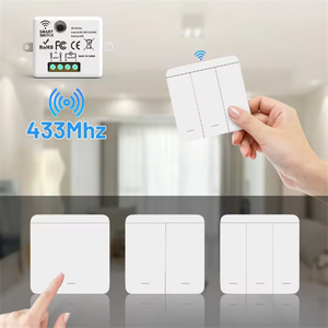 Rf 433Mhz Module chuyển đổi không dây, phù hợp với LED ánh sáng hulb đèn nhà điều khiển từ xa tường, 1gang 10A 110V 220V Nhà thiết bị chuyển mạch - Product Image 2