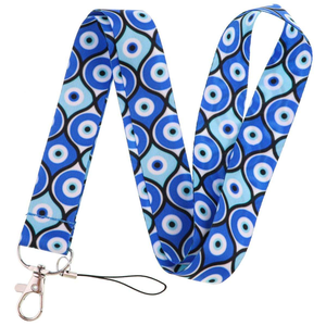 Mobili ospedalieri, cordino per telefono cellulare con occhio di diavolo, porta carte autenticata in poliestere cordino con collo appeso accesso portachiavi - Product Image 4