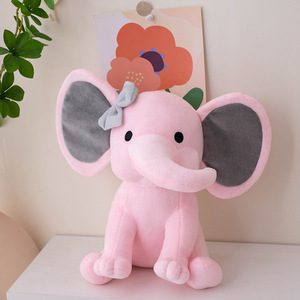 Oyuncaklar mini küçük yumuşak doldurulmuş hayvan peluş bebek dekorasyon mezuniyet kap hediye fil öğrenciler için - Product Image 6