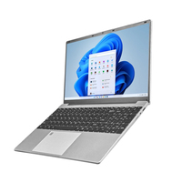 Nouvel ordinateur portable de jeu Ultrabook Intel 15,6 pouces - Ordinateur portable ultra-portable - Clavier anglais Windows 11 - Longue durée de vie de la batterie - Corps en métal - SSD