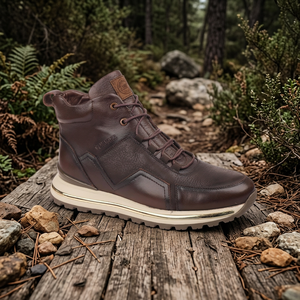 Botas Chelsea para Hombre 4856, con Cordones, Impermeables, de Cuero Genuino, Antideslizantes, Casuales, para Otoño e Invierno - Product Image 3