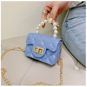 กระเป๋าเยลลี่สายโซ่สำหรับเด็กผู้หญิง,กระเป๋าถือสะพายพาดลำตัวลายน่ารักขนาดเล็กสำหรับเด็กวัยหัดเดิน - Product Image 2