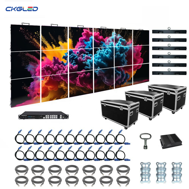 Indoor Outdoor Giant Stage Background Led Video Wall P2.6 P2.9 P3.91 P4.81 Seamless Splicing Rental LED Display Screen