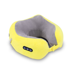 Oreiller de voyage électrique portable, bonne qualité, <span class=keywords><strong>tissu</strong></span> à pétrir, <span class=keywords><strong>Massage</strong></span> des vertèbres du cou, en forme de U - Product Image 2