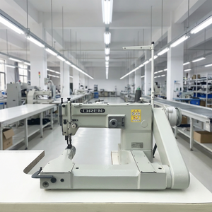 Máquina de coser tipo escalera de brazo curvo RN-1431D, <span class=keywords><strong>costura</strong></span> curva para tapas de vasos aislantes, diseño industrial en forma de Z - Product Image 1