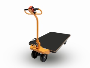 Pin hoạt động nền tảng Xe đẩy OEM tùy chỉnh điện bánh xe barrow kim loại tay giỏ hàng bốn-bánh Xe 300kg/500kg Khả năng chịu tải - Product Image 3