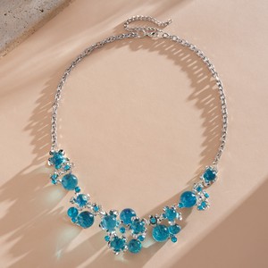 Collar <span class=keywords><strong>de</strong></span> Aleación con Flor Redonda, <span class=keywords><strong>Diseño</strong></span> Único Vintage, Cadena <span class=keywords><strong>de</strong></span> <span class=keywords><strong>Alta</strong></span> Calidad, Joyería para Mujer, Ideal para Fiestas - Product Image 6