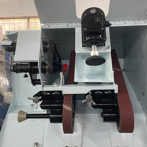 Machine industrielle de ponçage et de polissage de chaussures à grande échelle BANMO avec finisseur multi-têtes et dépoussiéreur pour le traitement du cuir - Product Image 4