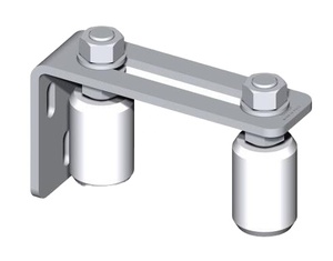 Mạ Kẽm Trượt Cổng Con Lăn Bracket Hướng Dẫn - Product Image 1