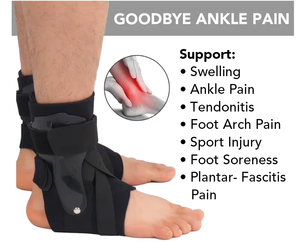 Aofit thể dục bóng rổ hỗ trợ mắt cá chân cú đúp thể thao chân bảo vệ bong gân chấn thương bọc chân thả cú đúp mắt cá chân nẹp ổn định - Product Image 3