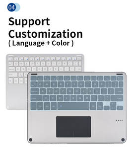 Touchpad teclado funda para Huawei MediaPad T5 10 AGS2-W09/L09/L03/W19 teclado inalámbrico caso - Product Image 5