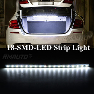 30cm <b>White</b> 18 LED Light Bar SMD Car LED Strip Light for Car Trunk <b>Cargo</b> Area Interior Illumination - Product Image 1