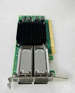 การ์ดเครือข่าย MCX516A CCAT Connect X-5 EN 100GbE แบบสองพอร์ต QSFP28 PCIe3.0 x16 สำหรับเซิร์ฟเวอร์ AI HPC - Product Image 2