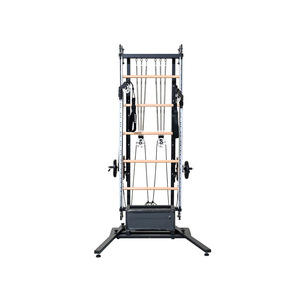 Torre da Pilates Autoportante con Scaletta in Legno <span class=keywords><strong>per</strong></span> Allenamento Core, Attrezzatura da Studio, Reformer Pilates - Product Image 1