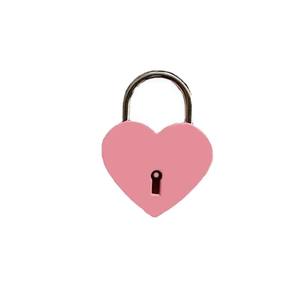 Petit cadenas en forme de cœur pour couple, Saint-Valentin, mini cadenas, clés colorées, cadenas pour ordinateur portable, porte-clés en forme de cœur - Product Image 5