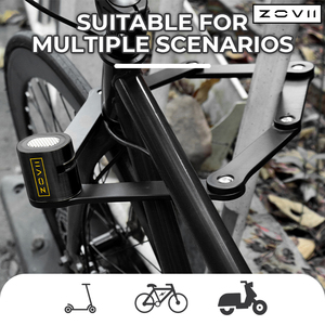 <span class=keywords><strong>Antivol</strong></span> pliable pour vélo de montagne et vélo électrique, étanche IP67, en acier trempé, alarme 120 dB, léger et résistant à la rouille - Product Image 4