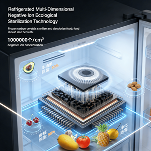Réfrigérateur intelligent Frectec 615L grande capacité, double porte, technologie Inverter, HarmonyOS Connect, écologique, No Frost, pour la maison - Product Image 3