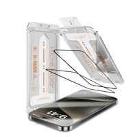 Kit d'installation d'autocollants rapides en un clic Protecteurs d'écran en verre trempé haute définition pour iPhone 17 16 15 Pro sans bulles