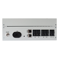 Onduleur solaire hybride à écran tactile 3.6KW 6.2KW 6200W avec double sortie CA 220VAC 230VAC, prise en charge de la puissance de crête et fonctionnement en parallèle