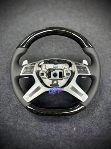 Volante in Fibra di Carbonio Personalizzato per <span class=keywords><strong>Mercedes</strong></span>-Benz GLE GLK W204 W176 C200 <span class=keywords><strong>C180</strong></span> E300 GLB CLA35 AMG Sport - Product Image 6