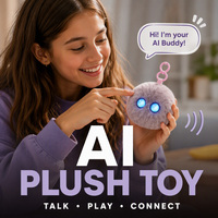 Robot intelligent IA, compagnon électronique en peluche, interactif, pour adultes et enfants, cadeau de vacances et d'anniversaire