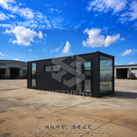 Bureau préfabriqué mobile et modulaire de style industriel en conteneur maritime de 20 pieds pour site d'usine