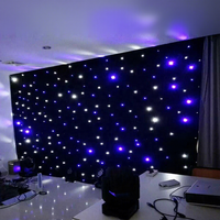 Luces LED RGBW de Cielo Estrellado con Cabezal Móvil, Alta Densidad, para Parques Temáticos, Bodas, Fondo de Escenario, Iluminación Decorativa para Teatro