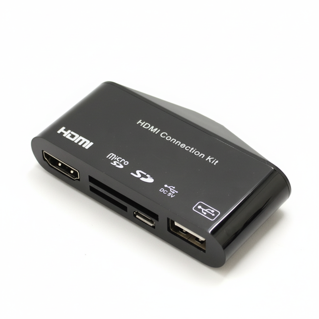 1080P Micro USB to HDMI Connection Kit HDTV and OTG Adapter 5 in 1 Card Reader Micro USB to HDMI Adapter