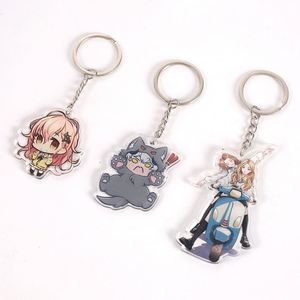Llavero de acrílico ligero de anime PUella Magi Madoka Magica con 47 diseños y estampado UV, estilo caricatura, venta al por mayor - Product Image 1
