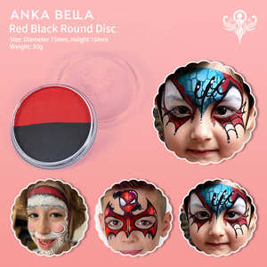 <span class=keywords><strong>Pintura</strong></span> Facial Ankabella de Doble Color, Natural, No Tóxica, a Base de Plantas, Segura para la Piel, Pigmento para Pintar el Cuerpo para Niños - Product Image 6
