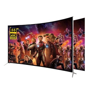 ทีวีจอโค้ง 4K HD ขนาด 55 นิ้ว ระบบแอนดรอยด์ สมาร์ททีวี ราคาประหยัด ปรับแต่งกรอบและบรรจุภัณฑ์ได้ - Product Image 1