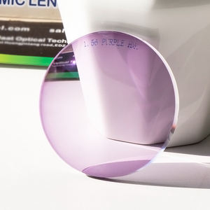MAAT 제조업체의 뜨거운 판매 1.56 보라색 HMC 광변색 수지 렌즈 안경 렌즈 - Product Image 6