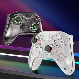 2025 Novo Jogo Joystick Controlador para Switch <span class=keywords><strong>Gamepad</strong></span> Duplo Choque Vibração Game <span class=keywords><strong>Controller</strong></span> RGB Luzes para Switch Pc Sem Fio - Product Image 2