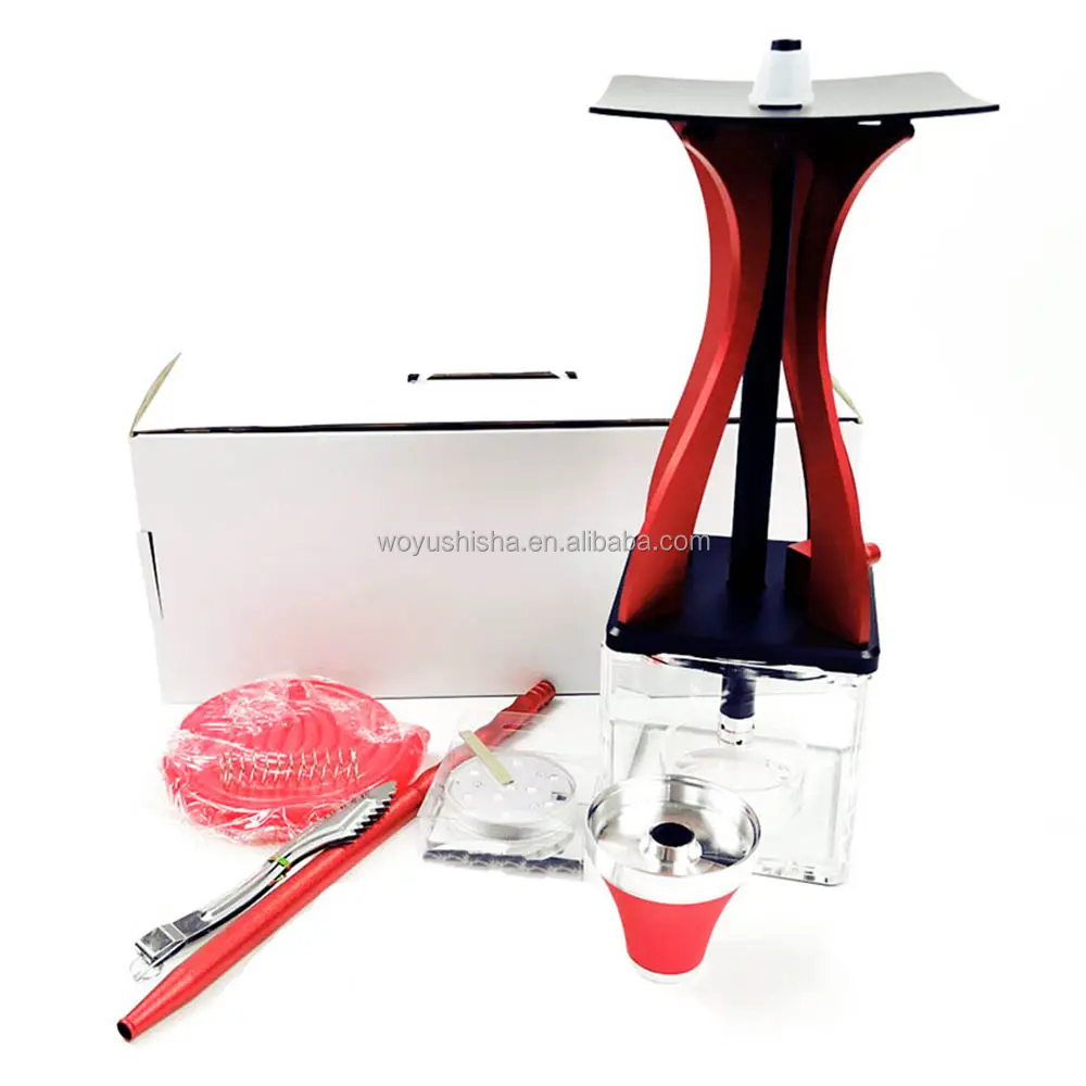 Medium shisha high quality classic nargile shisha pot New arrival Acrylic Hookah