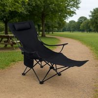 Chaises de camping pliantes modernes en aluminium de style luxueux - Meubles d'extérieur légers, durables et écologiques pour les parcs et les entrepôts