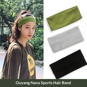 Diadema deportiva de punto de ala ancha con diseño pastoral para mujer, ideal para yoga diario y viajes, a la moda y versátil. - Product Image 2