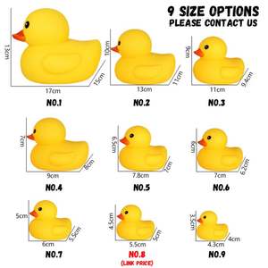 CJX458 bebek Mini karet vinil kustom dengan Logo dan bentuk grosir mainan apung mandi anak suara bebek hadiah promosi - Product Image 6