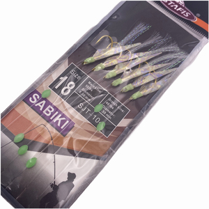 Caballa-anzuelos de piel de pescado Real, aparejo para mar luminoso, suave, camarón, anzuelo de pulpo, pesca de anguila - Product Image 5