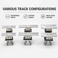 Alimentateur vibrant de précision à double niveau sur rail, haute vitesse, avec moteur PLC, garantie 1 an, pour l'électronique et le matériel automatisés