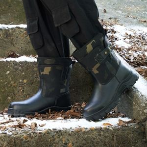 Botas de nieve para hombre, forro polar grueso y cálido, antideslizantes, botas de invierno para exteriores, estilo informal del noreste de China - Product Image 1