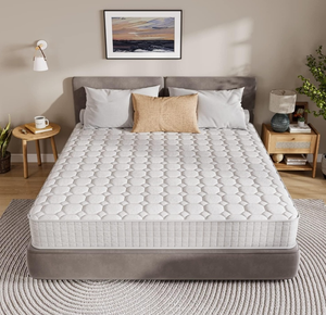 Colchón Híbrido <span class=keywords><strong>3D</strong></span> de Firmeza Media Tamaño Queen con Funda Extraíble Espuma Duradera y Transpirable para Uso en Hogar, Villa, <span class=keywords><strong>Hospital</strong></span> y Dormitorio - Product Image 4