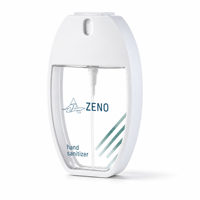 Flacon pulvérisateur de parfum de poche rechargeable ZA-PS09 40ml, forme carte ondulée creuse, brume fine, pour cosmétiques et désinfectant pour les mains