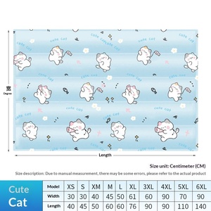 Tapis rafraîchissant pour animaux de compagnie en PVC, motif dessin animé, résistant aux rayures, pour chat et chien - Product Image 2