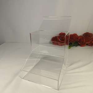 Acrylique 2 compartiments lave-vaisselle dosettes porte-éponge couvercles évier de cuisine organisation pour détergent tablettes sèche-<span class=keywords><strong>linge</strong></span> bacs de rangement - Product Image 1