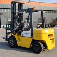 QINGCHA Dieselstapler mit kleinem Wendekreis, 3 Tonnen Tragkraft und sanfter hydraulischer Lenkung für schmale Gänge – Diesel-Gabelstapler